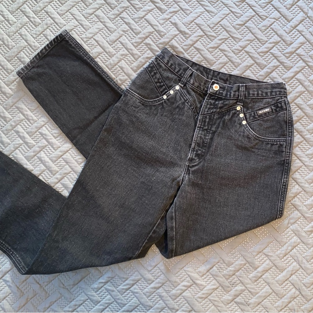 Vintage 🖤 Rockies Black Denim Jeans. Rugged Western Vibes. 100% Cotton.